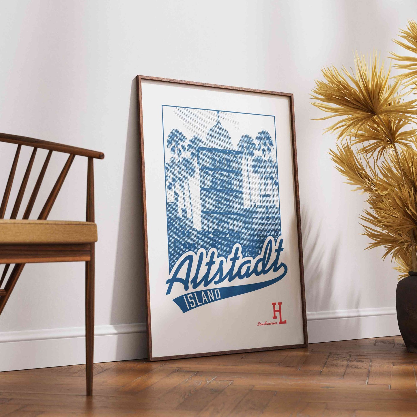 Altstadt Island Poster A2 (42 x 59.4 cm)
