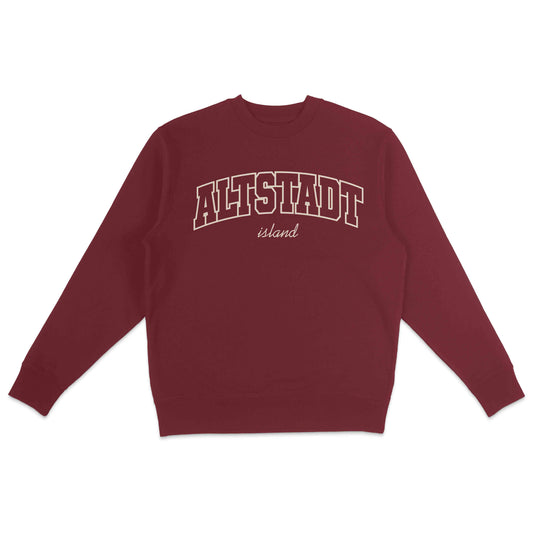 Altstadt College Crewneck Burgundy