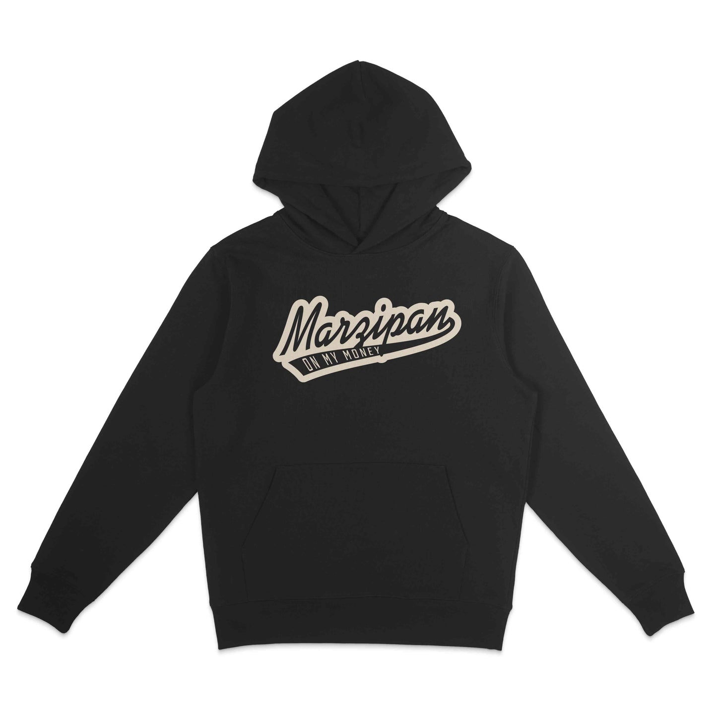 Marzipan Script Hoodie Black