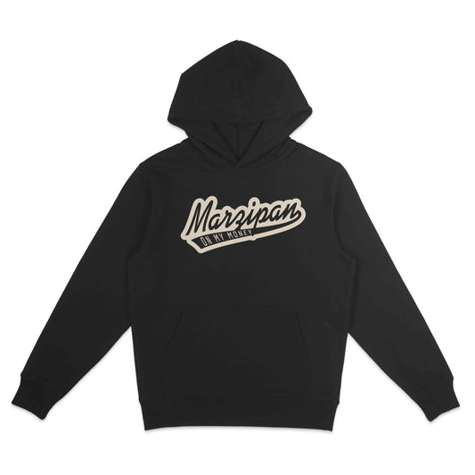 Marzipan Script Hoodie Black