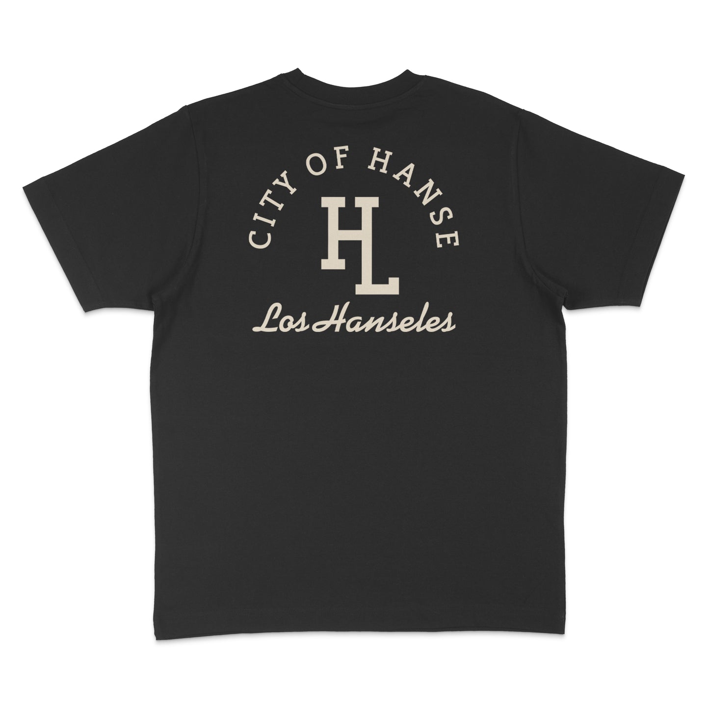 Marzipan Script Shirt Black